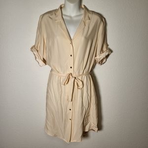 Amanda Uprichard Silk Button Down Blouse/Dress size Medium